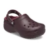 Classic Lined Clog „Dark Cherry“