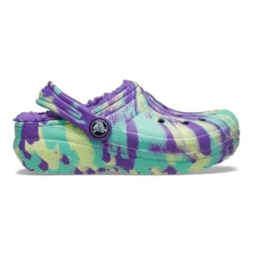 Classic Lined Clog „Neon Purple Multi“