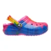Classic Lined Clog s podšívkou a TieDye potiskem „Blue Pink“