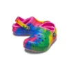 Classic Lined Clog s podšívkou a TieDye potiskem „Blue Pink“