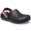 Classic Lined Clog s podšívkou v kamuflážovém vzoru „Black & Red“