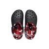 Classic Lined Clog s podšívkou v kamuflážovém vzoru „Black & Red“