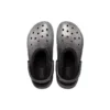 Classic Lined Clog s třpytivou podšívkou „Black Silver“