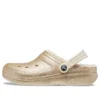 Classic Lined Clog s třpytivou podšívkou „Gold“