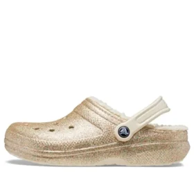 Classic Lined Clog s třpytivou podšívkou „Gold“