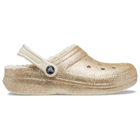 Classic Lined Clog s třpytivou podšívkou „Gold“