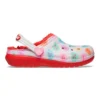 Classic Lined Clog Sweethearts „Red White“