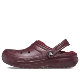 Classic Lined Clogs „Dark Cherry“
