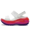 Classic Mega Crush Sandal „White Red Purple“