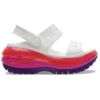 Classic Mega Crush Sandal „White Red Purple“