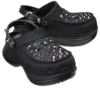 Clogy Bae s cvočky „Black“