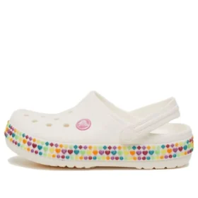Crocband Gem Band Nazouváky „White Multi“
