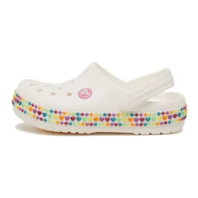 Crocband Gem Band Nazouváky „White Multi“