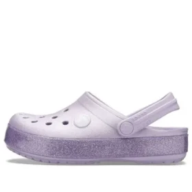 Crocband Glitter Nazouváky „Purple“