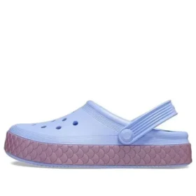 Crocband IV reflexní nazouváky Mermaid „Blue Pink“
