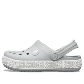 Crocband Logo Mania Nazouváky „Grey Silver“