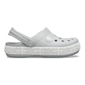 Crocband Logo Mania Nazouváky „Grey Silver“