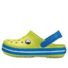 Crocband – nazouváky s kulatou špičkou „Yellow Blue“