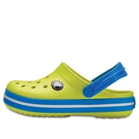 Crocband – nazouváky s kulatou špičkou „Yellow Blue“