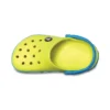 Crocband – nazouváky s kulatou špičkou „Yellow Blue“