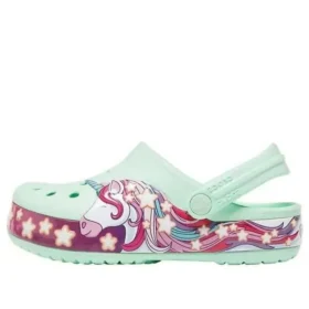 Crocband Unicorn Nazouváky „Green Red“