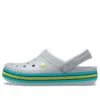 Crocband Zipper Band Nazouváky „Grey Aqua“