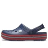 Crocband Zipper Band Nazouváky „Navy Red“