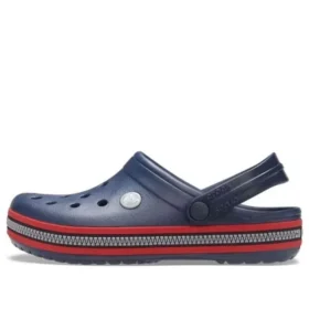 Crocband Zipper Band Nazouváky „Navy Red“