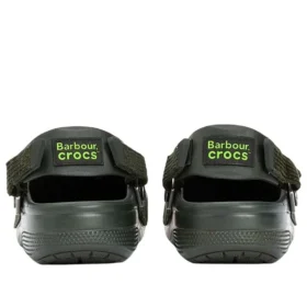 Crocs x Barbour Nazouvák „Olive Plaid“
