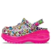 Crocs x Lisa Frank Mega Crush Clog „Pink Multi“