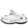 Crocs x MCM Mega Crush Clog „White Silver“