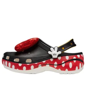 Crocs x Minnie Mouse Classic Platform Clog „černá, červená, bílá“