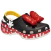 Crocs x Minnie Mouse Classic Platform Clog „černá, červená, bílá“