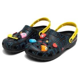 Crocs x Pac-Man All-Terrain Nazouváky „Black Yellow“