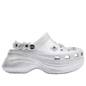 Crocs x SMFK Bae Nazouvák „Silver Glitter“