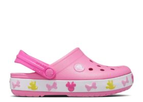 Disney x Crocs Classic Clog Kids „Fun Lab Mickey Lights – Pink Lemonade“