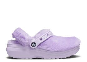 Dámské Classic Lined Clog „Fur Sure – Lavender“