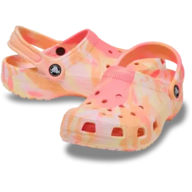 Dětské Classic Clog s mramorovým vzorem