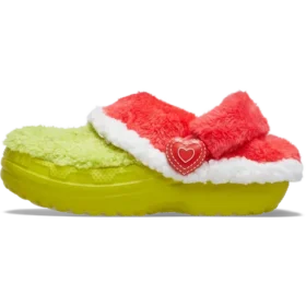 Dětské Classic Lined Clog nazouváky The Grinch – Crocs