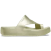 Getaway Metallic Platform Toe Loop
