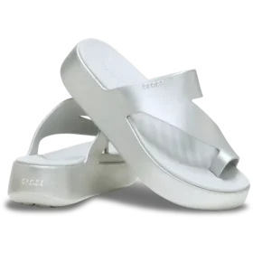 Getaway Metallic Platform Toe Loop