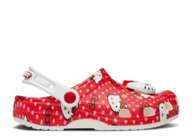 Hello Kitty x Classic Clog Toddler „Red Polka Dots“