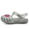 Isabella Glitter boty bez podpatku „Grey Silver“