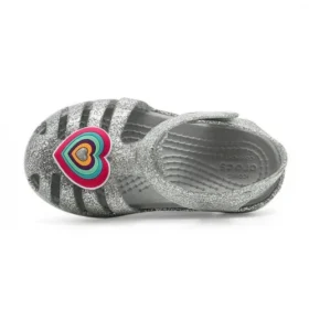 Isabella Glitter boty bez podpatku „Grey Silver“