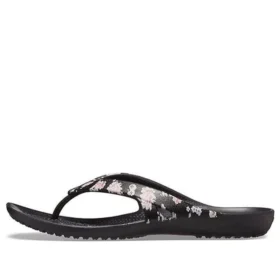 Kadee 2 potištěné žabky „Floral Black“