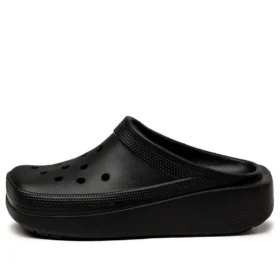 Klasické dřeváky s tupou špičkou „Black“
