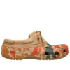 Klasické jachtařské boty Duck Camo „Tan Shocking Orange“