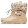 Klasické kozačky a kotníkové boty Neo Puff Luxe „Beige White“