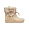 Klasické kozačky a kotníkové boty Neo Puff Luxe „Beige White“