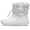 Klasické kozačky a kotníkové boty Neo Puff Luxe „White Grey“